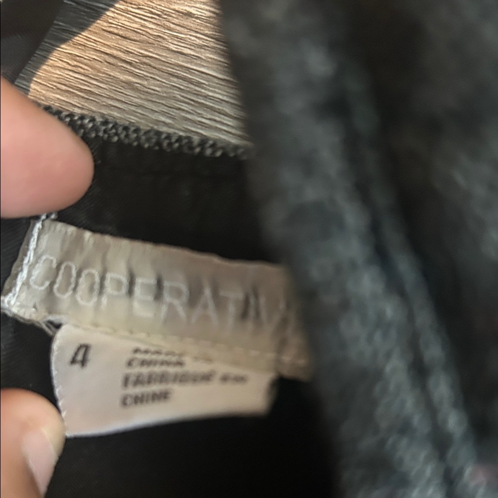 Wool Tweed Pinafore Urban Outfitters Cooperative Grey - Picture 2 of 5